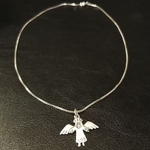 💖FINALPRICE💖JEC STER.925 ITaly Angel Necklace 👯